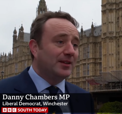 Hampshire Lib Dem MP Danny Chambers